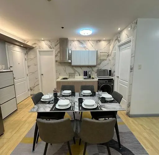 Spacious 2-bedroom Corner Unit Across Shangri-la Apartment